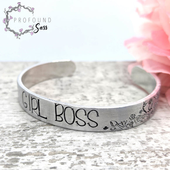Girl Boss Cuff Bracelet