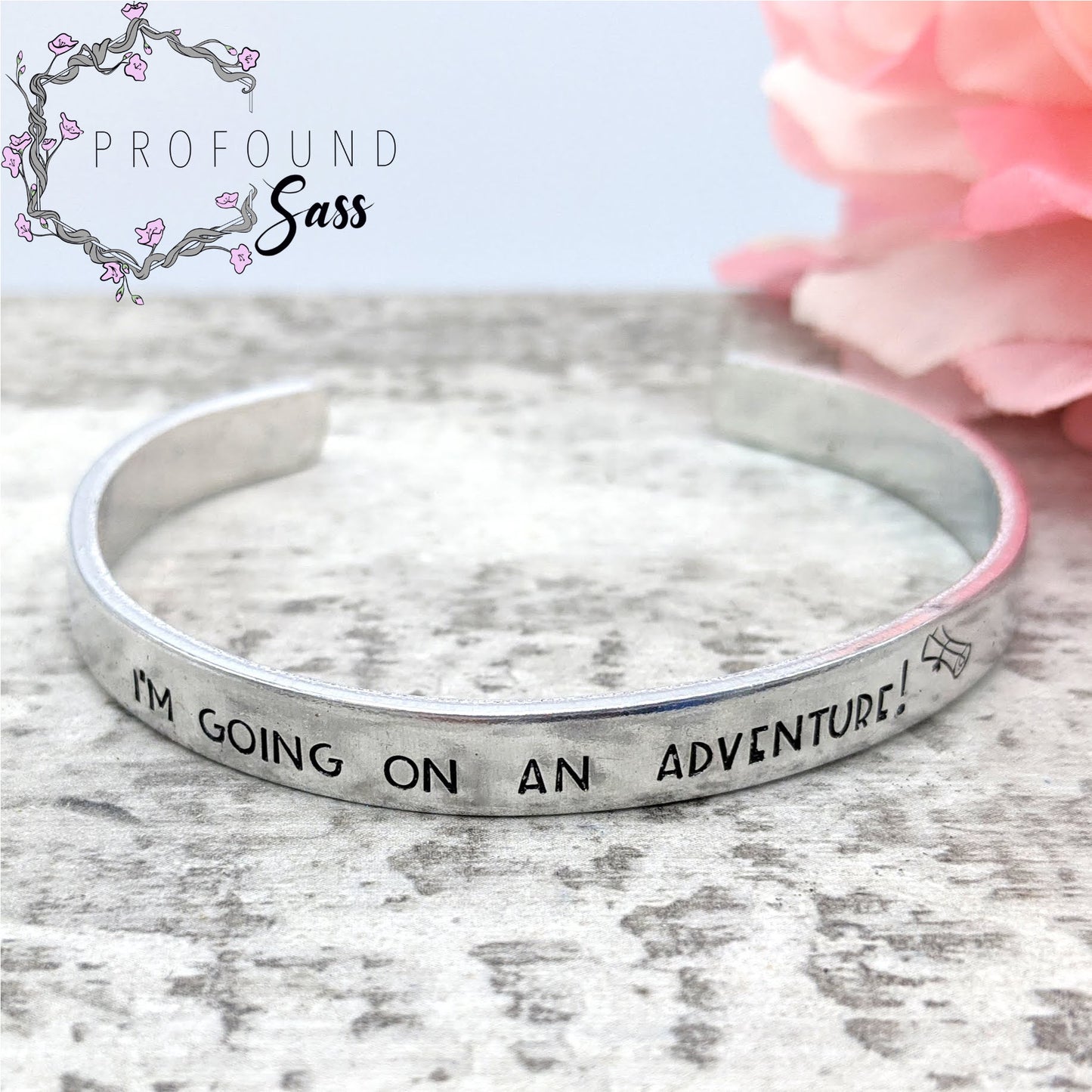 I'm Going On An ADVENTURE! Cuff Bracelet