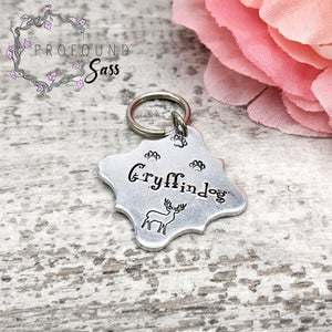 Gryffindog Dog Tag
