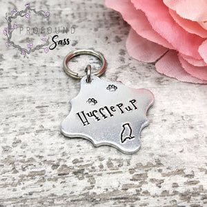 Hufflepup Dog Tag