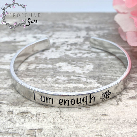 I Am Enough Cuff Bracelet