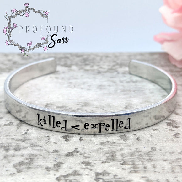Killed < Expelled Cuff Bracelet