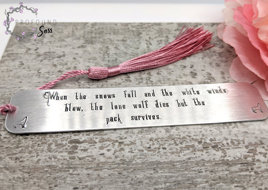 Lone Wolf Dies Bookmark