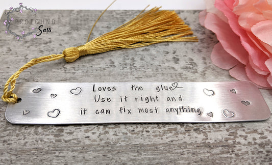 Love's the Glue Bookmark