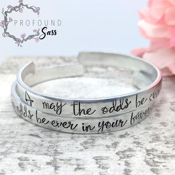 May the Odds be Ever in Your Favor Cuff Bracelet