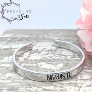 Namaste Cuff Bracelet