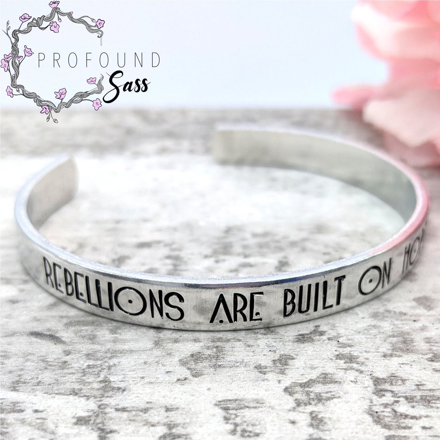 Rebellions Are Built On Hope Cuff Bracelet