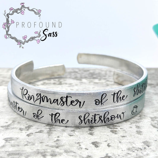 Ringmaster of the Shitshow Cuff Bracelet