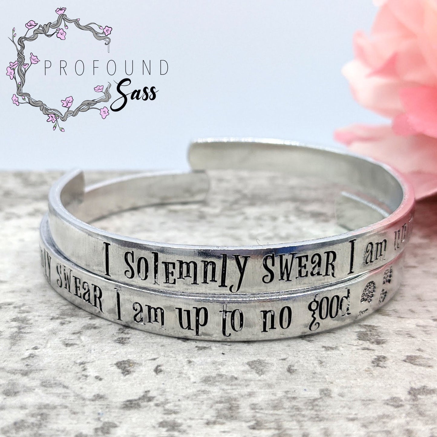 I Solemnly Swear That I am Up to No Good Cuff Bracelet