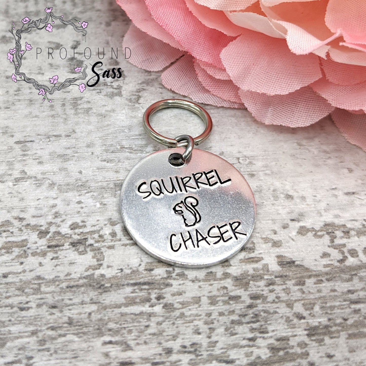 Squirrel Chaser Dog Tag
