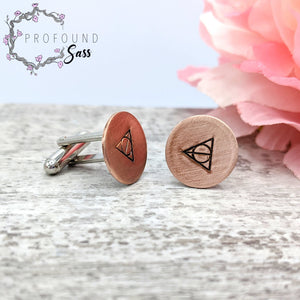 Deathly Hallows Cuff Links
