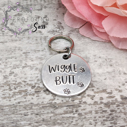Wiggle Butt Dog Tag