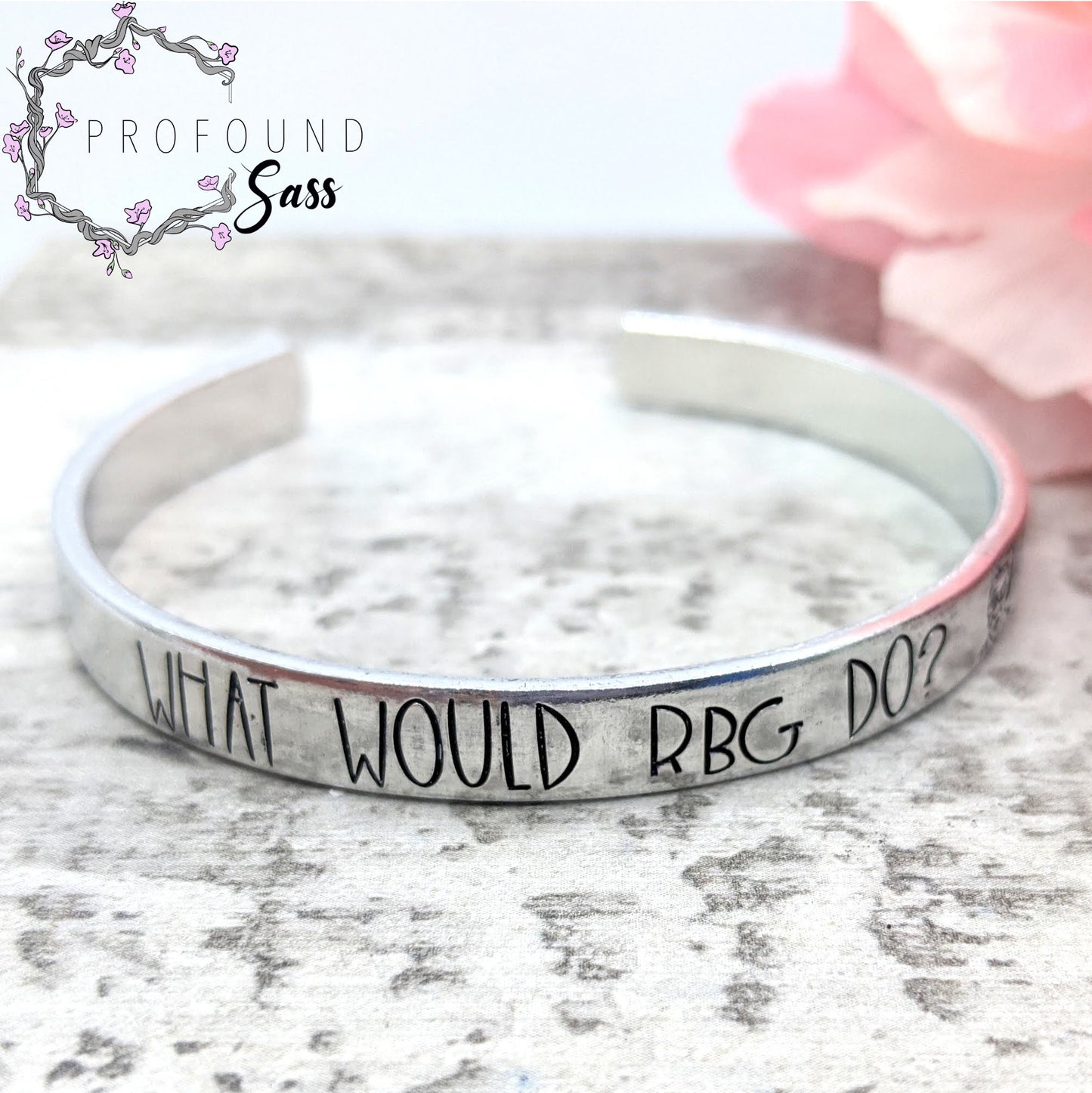 What Would RBG Do? Cuff Bracelet
